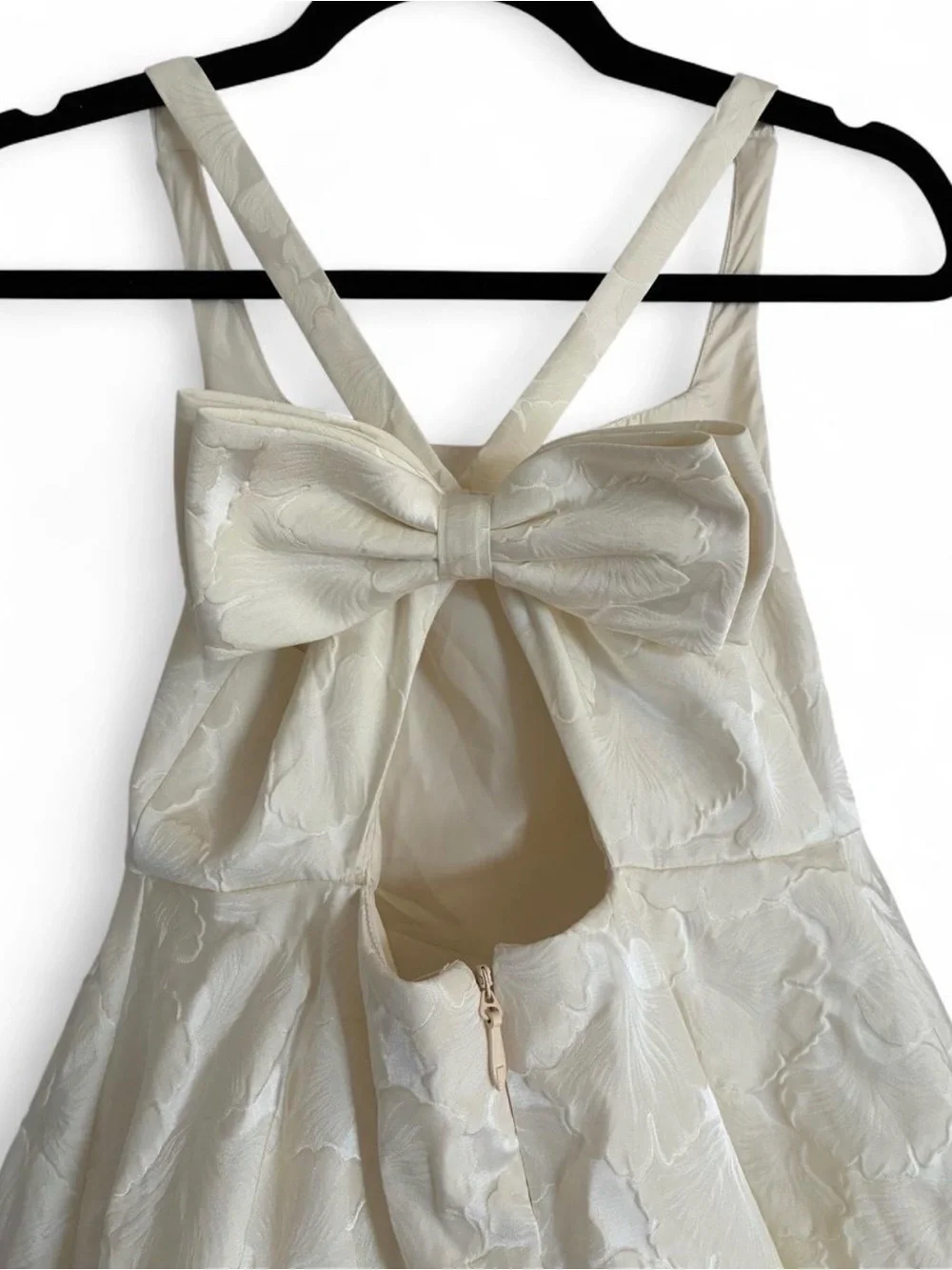 Azazie flower girl formal dress size 12 years off white